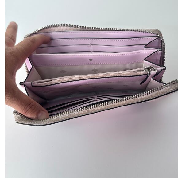 Kate Spade Pink and Black Floral Wallet - Picture 13 of 14